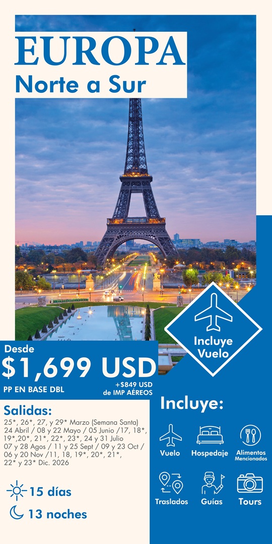 Europa de Norte a Sur